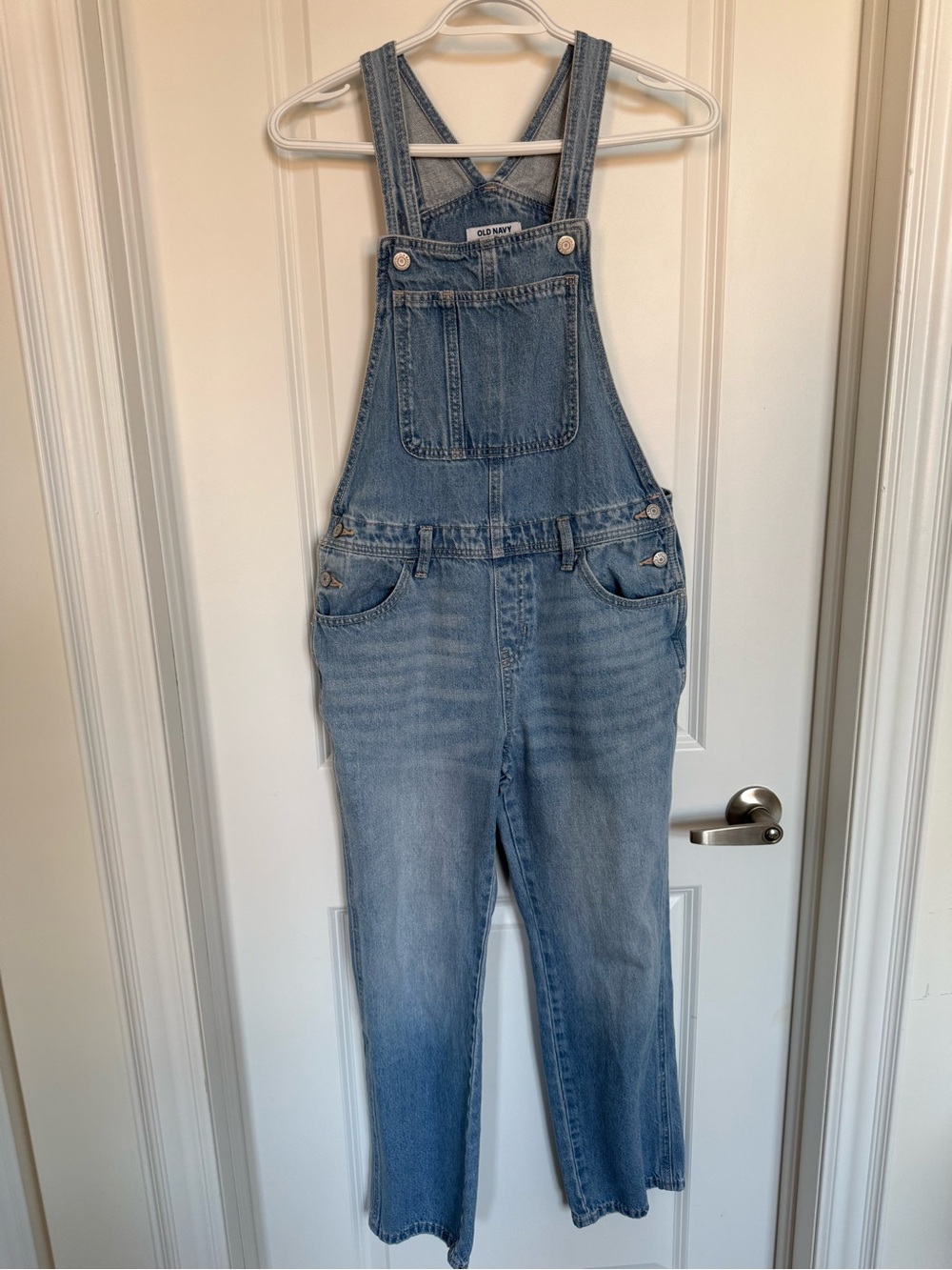 Old Navy Light Wash Denim Overalls - Kids XL 14-16